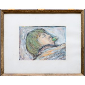 Maksymilian Stratanowski (1913 - 1987), Portret śpiącego dziecka