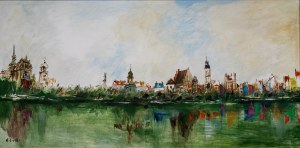 Wojciech Stanisław Kosowski (1933-1999), Panorama Warszawy