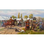 Leszek Piasecki 1928-1990 At the Market.