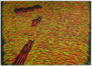 Andrzej Fogtt, (ur. 1950), Żywioły (płonące pole), 1996 r.
