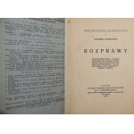 Kazimierz Twardowski, Dissertazioni [1938].