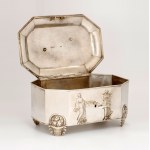 Sugar bowl, S. Węglewski, Grodno, 2nd quarter of the 19th century.