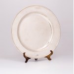 Silver plate, Karol Filip Malcz, Warsaw, 2nd quarter of the 19th century.