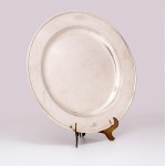 Silver plate, Karol Filip Malcz, Warsaw, 2nd quarter of the 19th century.