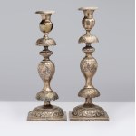 Pair of candlesticks, Michal Swiniarski, Warsaw, 1855.