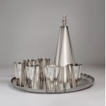 Julia Keilowa (1902-1942), Wine set, Józef Fraget Silver and Plated Products Factory, Warsaw, 1937.
