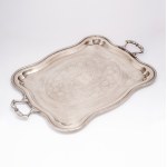 Tray, Józef Fraget Silver and Plated Goods Factory, Warsaw, 1860 - 1896.