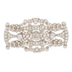 Art déco style brooch