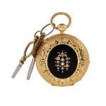 Decorative pocket watch, Switzerland, 19th century.