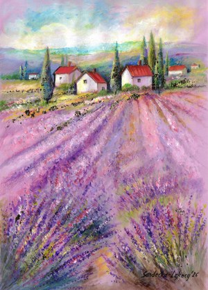 Anna SANDECKA-LĄKOCY (ur. 1970), Lavender Provence, 2026