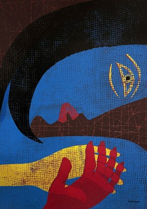 Jolanta JOHNSSON (ur. 1955), Szept błękitu, 2023