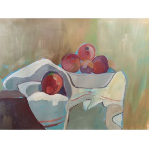 Marcin RACZKOWSKI (b. 1978), Still life with apples according to Slewinski, 2026