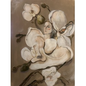 Honorata CHAJEC (b. 1983), In the Embrace of the Orchid, 2025