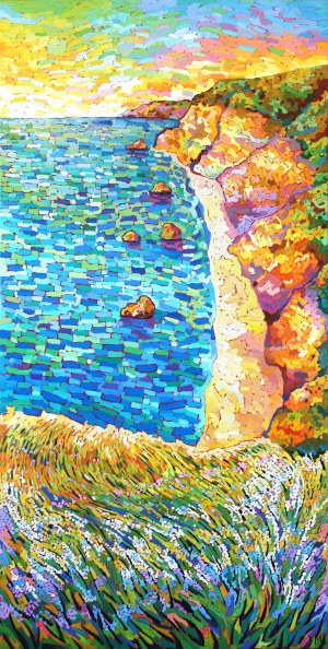 Monika SIWIEC (ur. 1995), Morze u stóp klifów, 2025