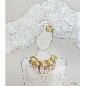 Anna STĘPIEŃ (ur. 1982), Naszyjnik ze złotych myśli, 2026