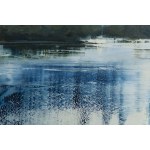 Jagoda Kaczmarczyk-Hudzik (b. 1966, Krakow), Vistula Landscape CXXVI, 2025.