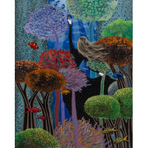 Agata Padol (b. 1964), Visiting the underwater garden, 2026