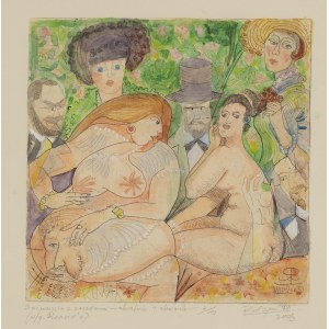 Leszek Rózga (1924 Zgierz - 2015 Łódź), Girls with Rules, 2005