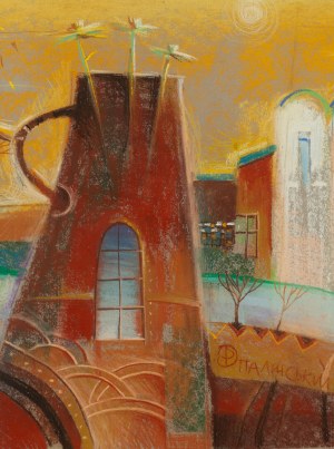 Roman Opaliński (ur. 1962), Pejzaż fantastyczny, 2003