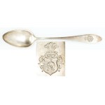 Spoon with the Coat of Arms of the RZEWUSKY Counts, Galicia, 1830-39