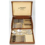 SET OF CHIPPENDALE pattern cutlery, Poland, Warsaw, Stanislaw Owczarski for Fraget, after 1931