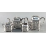 SERVICE IN CLASSICIST STYLE, Germany, Hanau, Weinranck & Schmidt, after 1890, Two jugs, creamer, sugar bowl