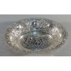 PATERA Z PUTTAMI NAD WODĄ, Niemcy, Frankfurt, Adolf Mayer, ok. 1890