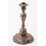 NEOBAROK CANDLE, Germany, Vollgold, late 19th century.