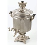 CYLINDRIC SAMOVAR, Russia, Tula, Shemarin, early 20th century.