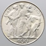 Pamětní mince (1953 - 1993). 100 Kčs 1955 osvobození, var. a)