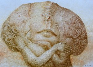 Andrzej Tomaszewski ( 1945-2023 ), b/t, 1997