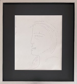 Jerzy Nowosielski ( 1923 - 2011 ),  Portret kobiety, 1992
