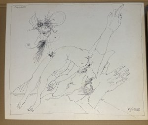 Leszek Rózga ( 1924 - 2015 ), Przypowiastka, 1984