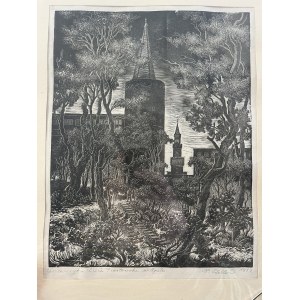 Paweł Steller ( 1895 - 1974 ), Wieża Piastowska w Opolu , 1959