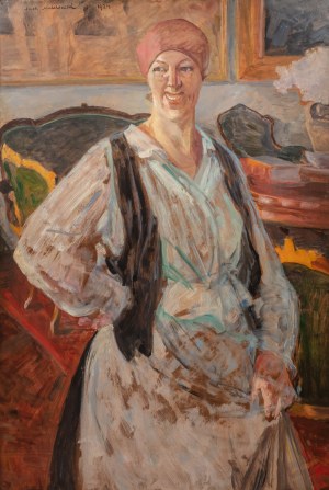 Jacek Malczewski (1854 Radom - 1929 Kraków), Portret Julci, 1924