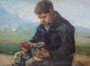Erno Erb (1890 Lwów - 1943 tamże), Przy posiłku