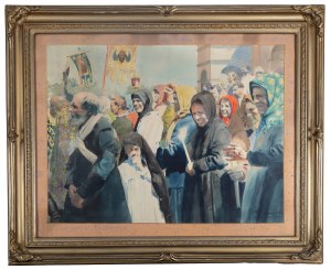 Feliks Michał Wygrzywalski (1875 Przemyśl - 1944 Rzeszów), Motyw z Rostowa, 1920 r.