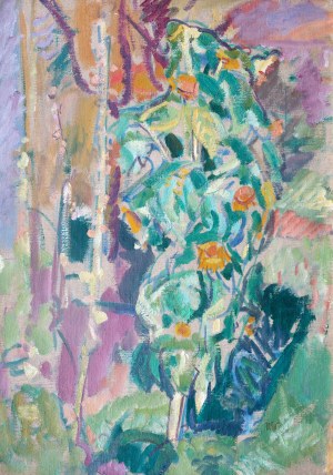 Wojciech Weiss (1875 Leorda na Bukowinie - 1950 Kraków), Słoneczniki, ok. 1907