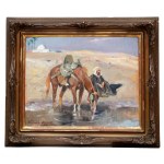 Wojciech Kossak (1856 Paris - 1942 Krakow), In the Desert