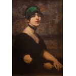 Eligiusz Niewiadomski (1869 Warszawa - 1923 tamże), Portret Pani Niewiadomskiej, 1917 r.