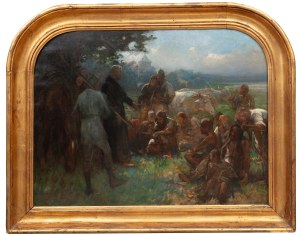 Zygmunt Ajdukiewicz (1861 Witkowice - 1917 Wiedeń), Nawracanie pogan, ok. 1900