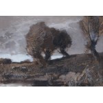 Włodzimierz BOROWCZYK (1945-2021), Pejzaż miejski, 1986 - Aukcja