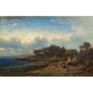 Eduard Hildebrandt (1817 Danzig-1868 Berlin), By the Shore