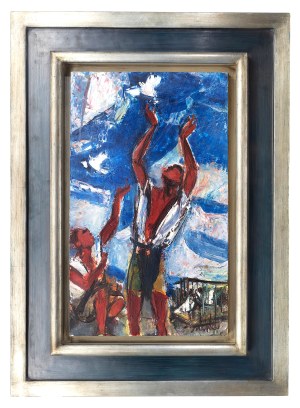 Zygmunt Menkes (1896 Lwów - 1986 Riverdale), Wypuszczanie gołębi