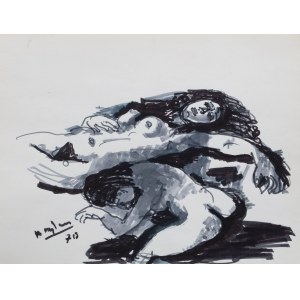 Henry Hayden (1883 Warsaw - 1970 Paris), Nudes, 1970.
