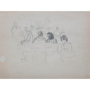 Henry Hayden (1883 Warsaw - 1970 Paris), Genre Scene, 1950.