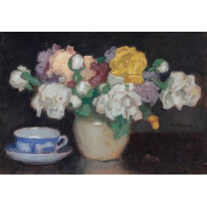Alfons Karpinski (1875 Rozwadów - 1961 Kraków), Flowers in a vase