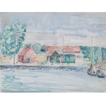 Władysław Brzosko (1912 Czyta/Syberia-2011 Arizona), Sopot. Przystań rybacka