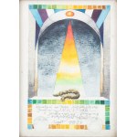 Tadeusz Ciesiulewicz (1936 Vilnius - 1997), Set of 4 watercolors, 1980s.
