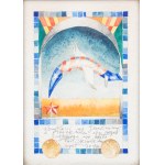 Tadeusz Ciesiulewicz (1936 Vilnius - 1997), Set of 4 watercolors, 1980s.